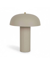 Lampe Design à Poser Arty en Fer Gris 30x11x36cm