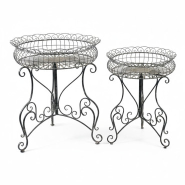 Ensemble de 2 supports pour plantes