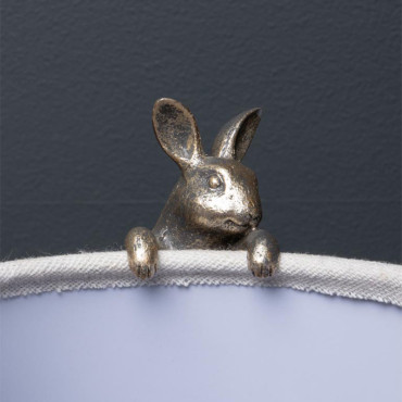 Petite suspension lapin 9.5 x 4.5 x 6 cm