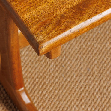 Table d'Appoint Gigognes Trato Bois de Manguier 62x45x38cm