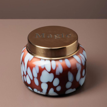 Bougie couvercle Magic Verre 9x12cm