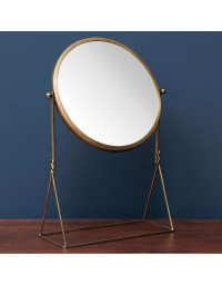 Miroir Pivotant à Poser Factory Laiton 17x40x59cm
