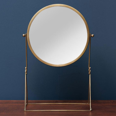 Miroir Pivotant à Poser Factory Laiton 17x40x59cm