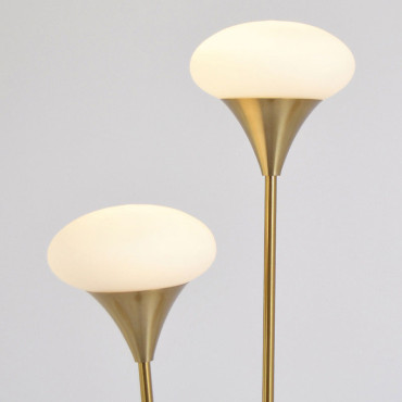 Lampadaire Led Veronica Métal doré 28x25x176cm