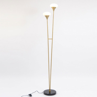 Lampadaire Led Veronica Métal doré 28x25x176cm