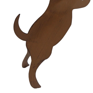 Suspension jardin chien 40x11x17cm
