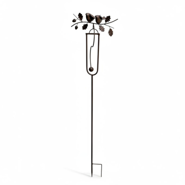 Tuteur mobile couple d'oiseaux 27x13x121cm