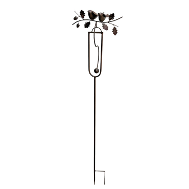 Tuteur mobile couple d'oiseaux 27x13x121cm
