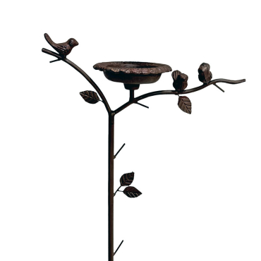 Mangeoire branche oiseau à planter 33x12x100cm