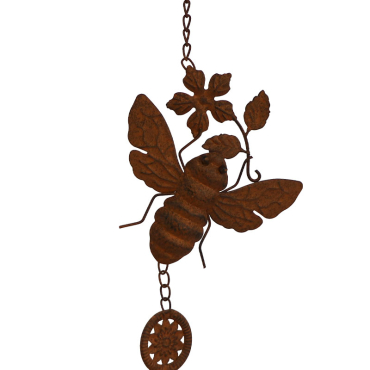 Cloche carillon abeille 18x7x60cm