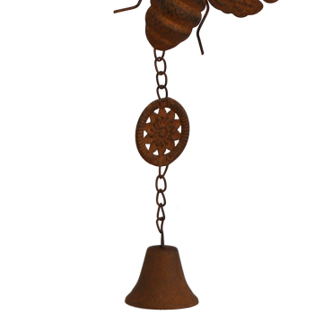 Cloche carillon abeille 18x7x60cm