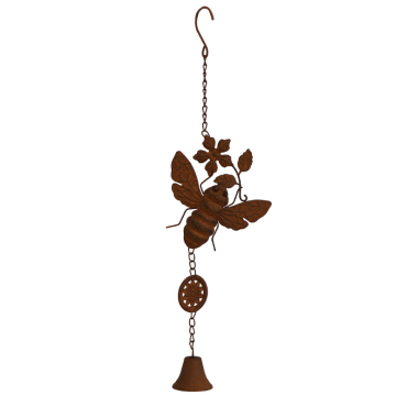 Cloche carillon abeille 18x7x60cm