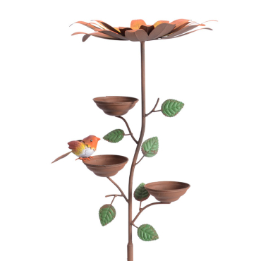 Mangeoire fleurs à planter 14x12x50cm