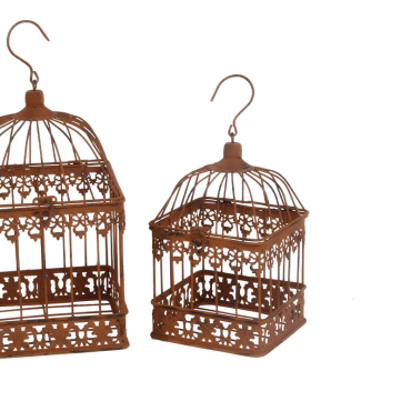 Set 2 cages plantes 19x36cm