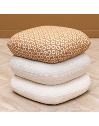 Pouf Pivotant bicolore Oreal 53x56x50cm
