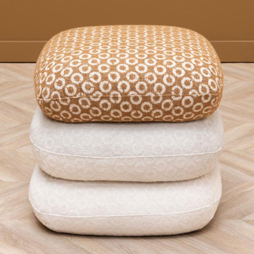 Pouf Pivotant bicolore Oreal 53x56x50cm
