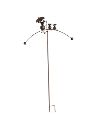 Tuteur mobile jardin Souris 69x15x146cm