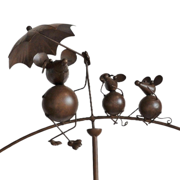 Tuteur mobile jardin Souris 69x15x146cm