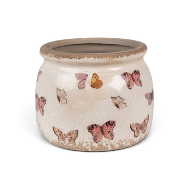 Pot de fleurs d'intérieur Beige 12x10cm