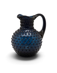 Carafe cristal bleu nuit pointe de diamant 2L 