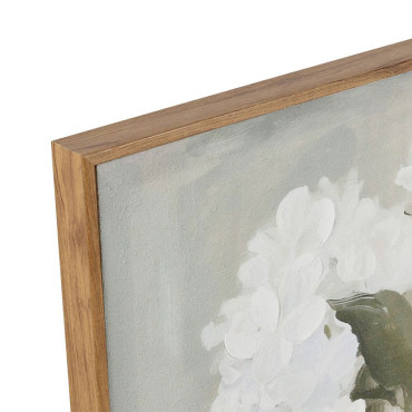 Tableau Peinture Bouquet de Fleurs Toile 80x80cm