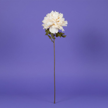 Fleur Proteace Blanc Polyester 84cm
