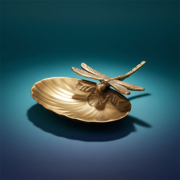 Vide poche libellule et coquillage