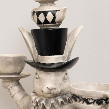 Lapin Alice 3 petits pots 61x23x37cm