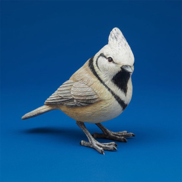 Mésange Huppée 9x5x11cm