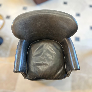 FAUTEUIL CUIR TURNER "CAMDEN" CHEHOMA