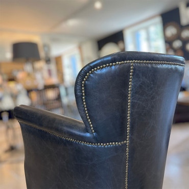 FAUTEUIL CUIR TURNER "CAMDEN" CHEHOMA