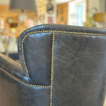 FAUTEUIL CUIR TURNER "CAMDEN" CHEHOMA
