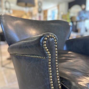 FAUTEUIL CUIR TURNER "CAMDEN" CHEHOMA