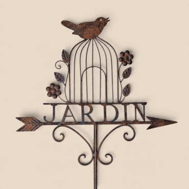 Tuteur déco "Jardin" 48x147cm