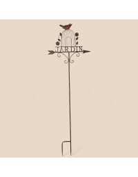 Tuteur Jardin fer marron 48x147cm