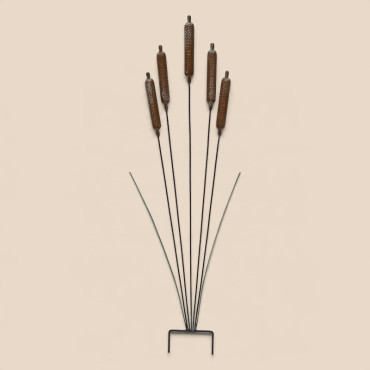 Tuteur déco roseaux 28x1x102cm