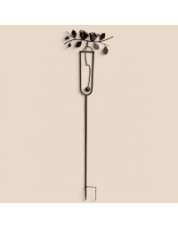 Tuteur mobile couple d'oiseaux 27x13x121cm