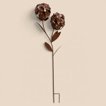 Tuteur fleurs Hortensias 35x17x122cm