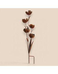 Tuteur jardin fleurs 30x105cm