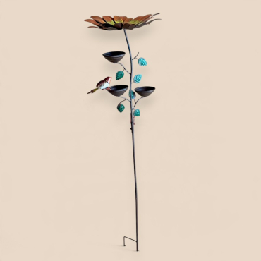 Mangeoire fleurs à planter 34x30x126cm