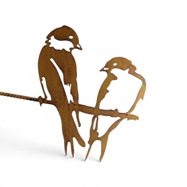 Mobile couple oiseaux 24x2x52cm