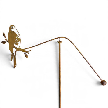 Mobile oiseau fer 26x2x51cm