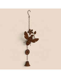 Cloche carillon abeille 18x7x60cm