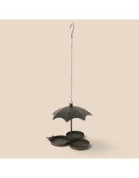 Mangeoire Parapluie en Fonte 20x22x22cm