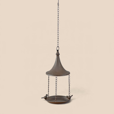 Mangeoire oiseaux suspendue 20x16x66cm