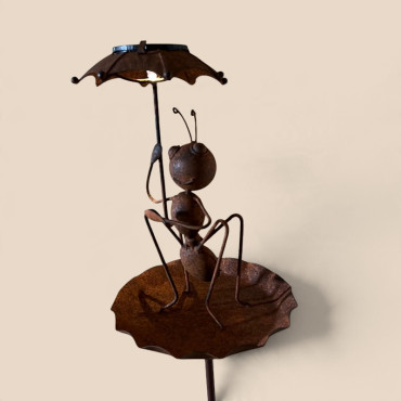 Tuteur fourmi parapluie solaire 22x123cm