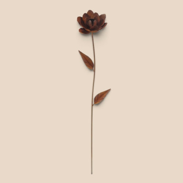 Tuteur jardin fleur 12x9x76cm