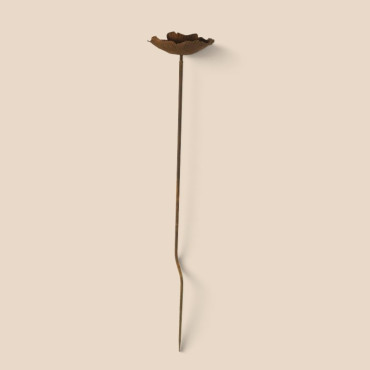 Tuteur jardin fleur 14x78cm