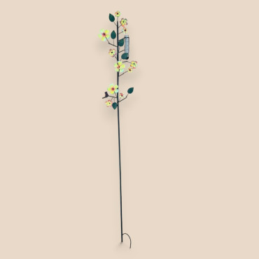 Tuteur pluviomètre fleurs 168x19x7cm