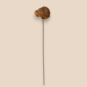 Tuteur jardin fleur 12x9x75cm